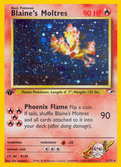 Blaine's Moltres #1 from Gym Heroes