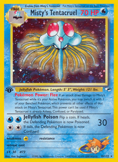 Misty's Tentacruel #10 from Gym Heroes
