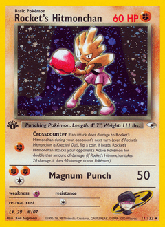Rocket's Hitmonchan #11 from Gym Heroes