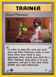 Good Manners #111 from Gym Heroes