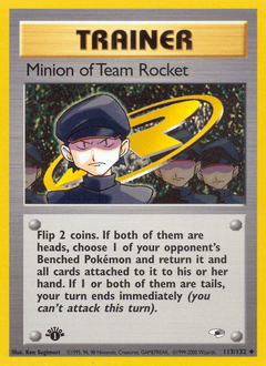 Minion of Team Rocket #113 from Gym Heroes