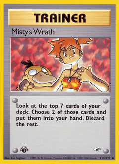Misty's Wrath #114 from Gym Heroes