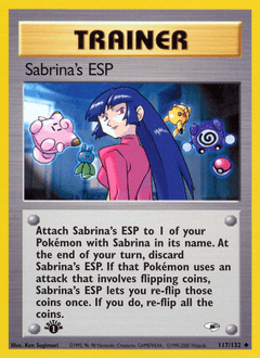 Sabrina's ESP #117 from Gym Heroes