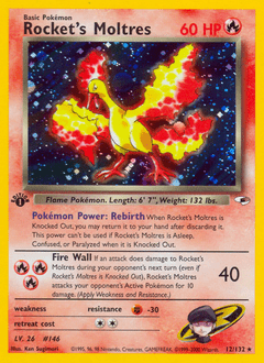 Rocket's Moltres #12 from Gym Heroes