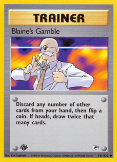 Blaine's Gamble #121 from Gym Heroes