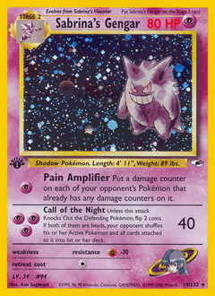 Sabrina's Gengar #14 from Gym Heroes