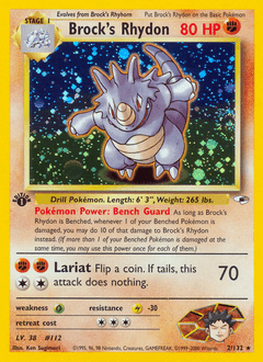 Brock's Rhydon #2 from Gym Heroes