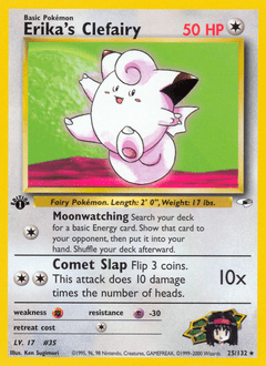 Erika's Clefairy #25 from Gym Heroes