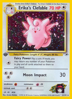 Erika's Clefable #3 from Gym Heroes
