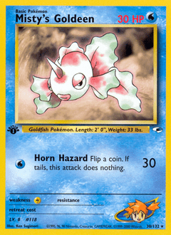 Misty's Goldeen #30 from Gym Heroes