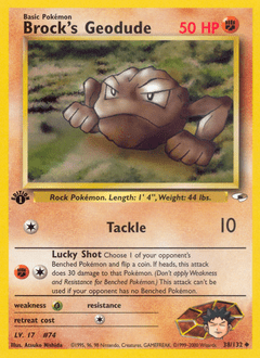 Brock's Geodude #38 from Gym Heroes