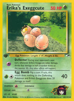 Erika's Exeggcute #43 from Gym Heroes