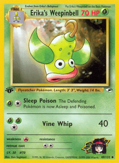 Erika's Weepinbell #49 from Gym Heroes