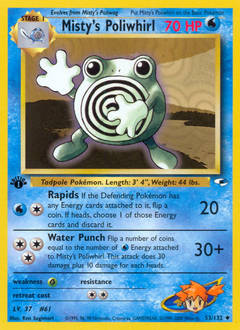 Misty's Poliwhirl #53 from Gym Heroes