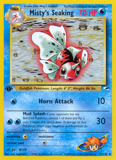 Misty's Seaking #55 from Gym Heroes