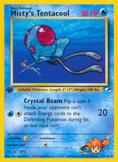 Misty's Tentacool #57 from Gym Heroes