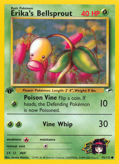 Erika's Bellsprout #75 from Gym Heroes