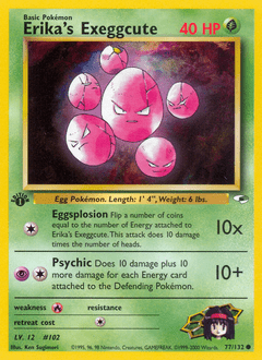 Erika's Exeggcute #77 from Gym Heroes