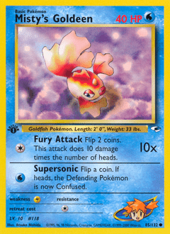 Misty's Goldeen #85 from Gym Heroes
