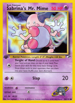 Sabrina's Mr. Mime #94 from Gym Heroes