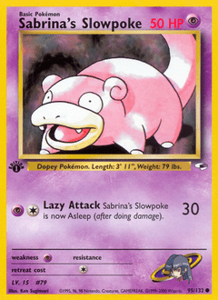 Sabrina's Slowpoke #95 from Gym Heroes