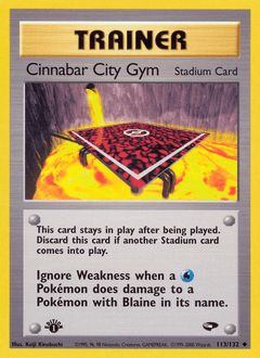Cinnabar City Gym #113 from Gym Challenge