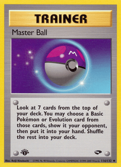 Master Ball #116 from Gym Challenge