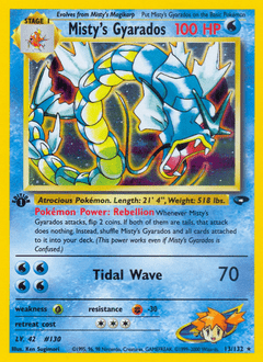 Misty's Gyarados #13 from Gym Challenge
