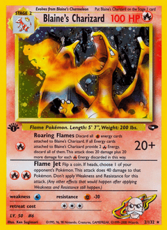 Blaine's Charizard #2 from Gym Challenge