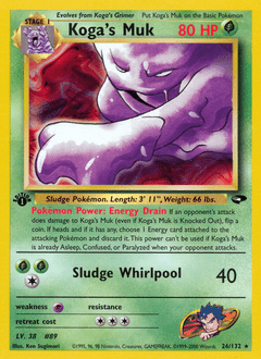 Koga's Muk #26 from Gym Challenge
