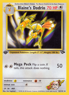 Blaine's Dodrio #32 from Gym Challenge