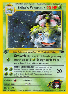 Erika's Venusaur #4 from Gym Challenge