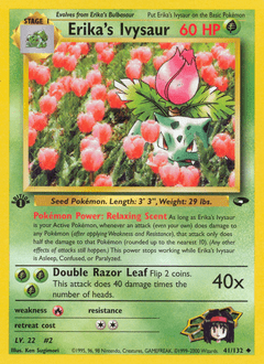Erika's Ivysaur #41 from Gym Challenge