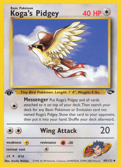 Koga's Pidgey #49 from Gym Challenge
