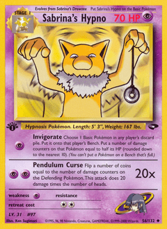 Sabrina's Hypno #56 from Gym Challenge