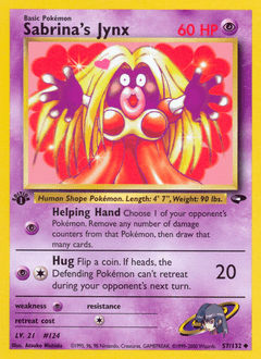 Sabrina's Jynx #57 from Gym Challenge