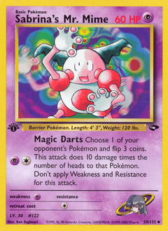Sabrina's Mr. Mime #59 from Gym Challenge