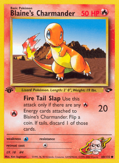 Blaine's Charmander #60 from Gym Challenge