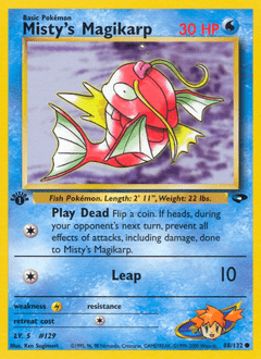 Misty's Magikarp #88 from Gym Challenge