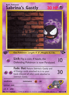 Sabrina's Gastly #96 from Gym Challenge