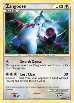 Zangoose #39 from Call of Legends