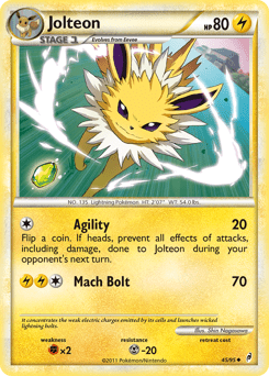 Jolteon #45 from Call of Legends