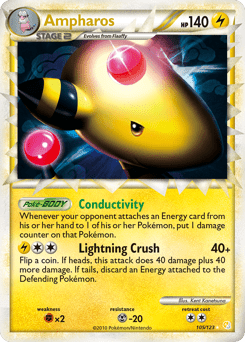 Ampharos #105 by Kent Kanetsuna
