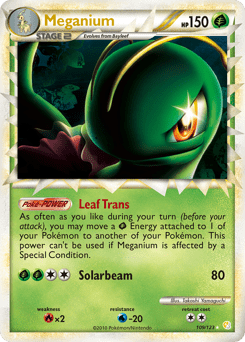 Meganium #109 from HeartGold & SoulSilver