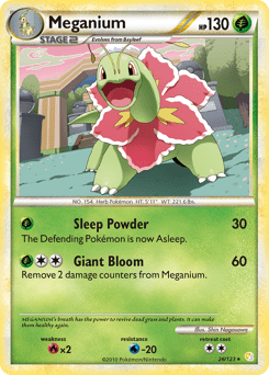Meganium #26 from HeartGold & SoulSilver