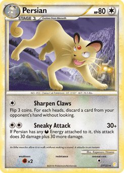 Persian #27 from HeartGold & SoulSilver