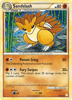 Sandslash #29 from HeartGold & SoulSilver