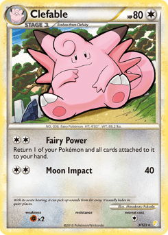 Clefable #3 from HeartGold & SoulSilver