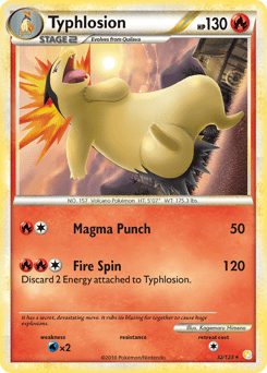 Typhlosion #32 from HeartGold & SoulSilver