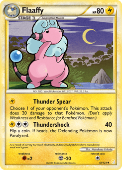 Flaaffy #42 from HeartGold & SoulSilver